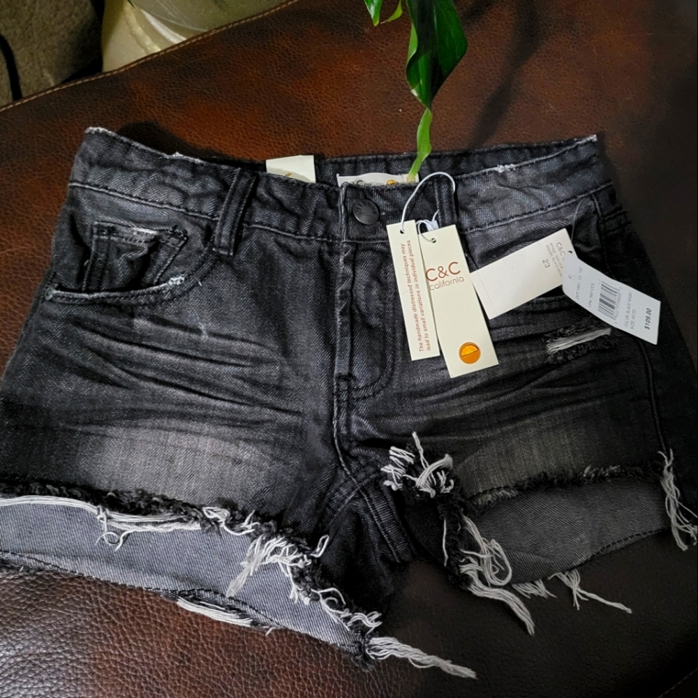 C&C California ripped shorts